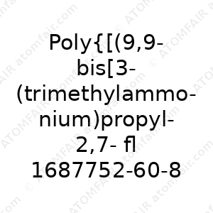 Poly{[(9,9-bis[3-(trimethylammonium)propyl-2,7- fluorene)]-alt-2,7-(9,9-dioctylfluorene)}diiodide (CAS: 1687752-60-8)