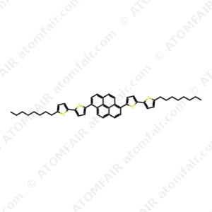 1,6-Bis(5’-octyl-2,2’-bithiophen-5-yl)pyrene (CAS: 1430207-54-7)