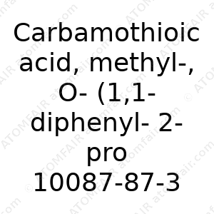 Carbamothioic acid, methyl-, O-(1,1-diphenyl-2-propynyl) ester (9CI) (CAS: 10087-87-3)