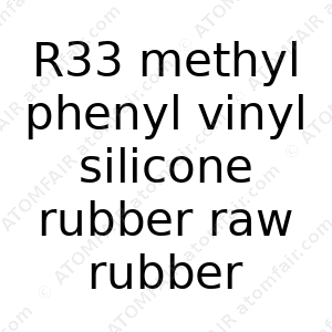 R33 methyl phenyl vinyl silicone rubber raw rubber (methyl phenyl chain) (CAS: N/A)