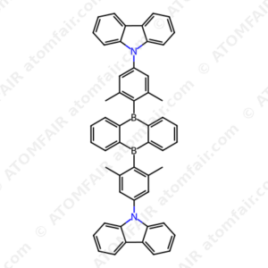 5,10-Bis(4-(9H-carbazol-9-yl)-2,6-dimethylphenyl)-5,10- dihydroboranthrene (CAS: 2171334-43-1)