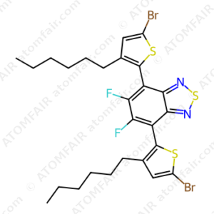 2,1,3-Benzothiadiazole, 4,7-bis(5-bromo-3-hexyl-2-thienyl)-5,6-difluoro (CAS: 1999501-87-9)