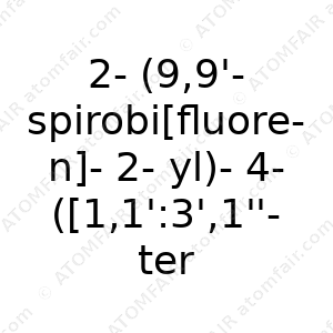 2-(9,9'-spirobi[fluoren]-2-yl)-4-([1,1':3',1''-terphenyl]-5'-yl)-6-chloro-1,3,5-triazine (CAS: N/A)