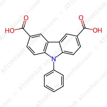 9-phenyl-9H-Carbazole-3,6-dicarboxylic acid (CAS: 1595292-24-2)