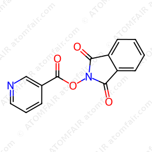3-Pyridinecarboxylic acid, 1,3-dihydro-1,3-dioxo-2H-isoindol-2-yl ester (CAS: 106047-83-0)