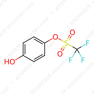 Methanesulfonic acid, trifluoro-, 4-hydroxyphenyl ester (CAS: 65109-80-0)