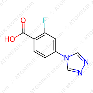 2-Fluoro-4-[1,2,4]triazol-4-yl-benzoic acid (CAS: 1351382-30-3)