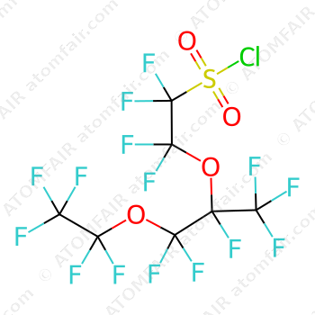Perfluoro-4-methyl-3,6-dioxaoctanesulfonyl chloride (CAS: 1529784-41-5)
