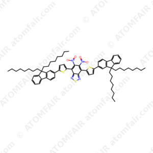 2,1,3-Benzothiadiazole, 4,7-bis[5-(9,9-dioctyl-9H-fluoren-2-yl)-2-thienyl]-5,6-dinitro (CAS: 1070910-97-2)
