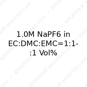 1.0M NaPF6 in EC:DMC:EMC=1:1:1 Vol% (CAS: N/A)