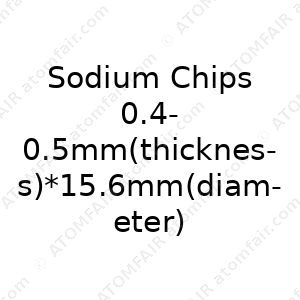 Sodium Chips 0.4-0.5mm(thickness)*15.6mm(diameter) (CAS: N/A)