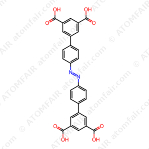 (E)-4',4'''-(diazene-1,2-diyl)bis(([1,1'-biphenyl]-3,5-dicarboxylic acid)) (CAS: 2244927-92-0)