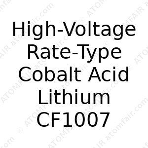 High-Voltage Rate-Type Cobalt Acid Lithium CF1007 (CAS: N/A)