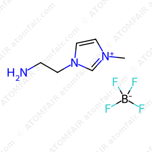 1H-Imidazolium, 3-(2-aminoethyl)-1-methyl-, tetrafluoroborate(1-) (CAS: 897965-53-6)