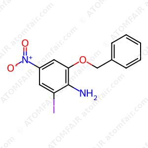 Benzenamine, 2-iodo-4-nitro-6-(phenylmethoxy) (CAS: 757951-78-3)