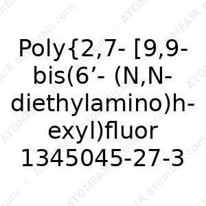 Poly{2,7-[9,9-bis(6’-(N,N-diethylamino)hexyl)fluorene]-alt- 2,7-[9,9-bis(6-((3-ethyloxetan-3-yl)methoxy)hexyl)fluorene]} (CAS: 1345045-27-3)
