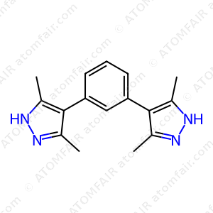 1H-Pyrazole, 4,4'-(1,3-phenylene)bis[3,5-dimethyl (CAS: 872576-53-9)
