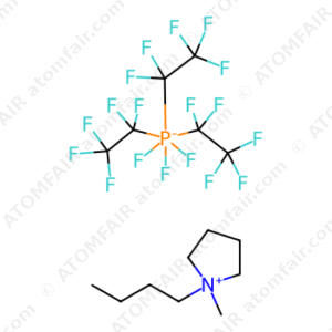 1-Butyl-1-methylpyrrolidinium tris(pentafluoroethyl)trifluorophosphate (CAS: 851856-47-8)
