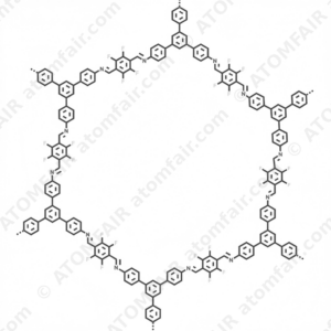 1,4-Benzenedicarboxaldehyde, 2,3,5,6-tetrafluoro-, polymer with 5′-(4-aminophenyl)[1,1′:3′,1′′-terphenyl]-4,4′′-diamine (CAS: 2379292-78-9)