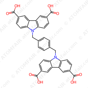 9,9'-(1,4-Phenylenebis(methylene))bis(9H-carbazole-3,6-dicarboxylic acid) (CAS: 2439202-98-7)