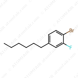 Benzene, 1-bromo-2-fluoro-4-hexyl (CAS: 2471984-13-9)