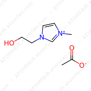 1H-Imidazolium, 3-(2-hydroxyethyl)-1-methyl-, acetate (1:1) (CAS: 1203809-91-9)