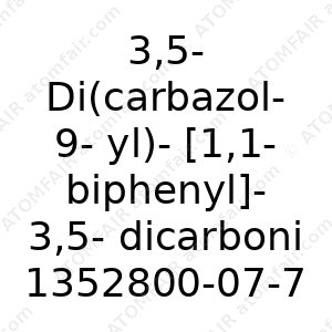 3,5-Di(carbazol-9-yl)-[1,1-biphenyl]-3,5-dicarbonitrile (CAS: 1352800-07-7)