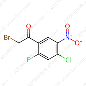 2-bromo-1-(4-chloro-2-fluoro-5-nitrophenyl)ethan-1-one (CAS: 1292836-18-0)