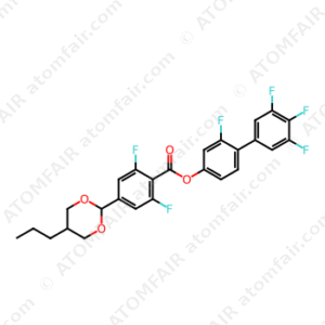 2,3’,4’,5’-Tetrafluoro[1,1’-biphenyl]-4-yl-2,6-difluoro-4-(5-propyl-1,3-dioxan-2-yl) benzoate (CAS: N/A)