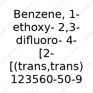 Benzene, 1-ethoxy-2,3-difluoro-4-[2-[(trans,trans)-4'-propyl[1,1'-bicyclohexyl]-4-yl]ethyl] (CAS: 123560-50-9)