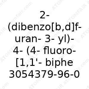 2-(dibenzo[b,d]furan-3-yl)-4-(4-fluoro-[1,1'-biphenyl]-3-yl)-6-phenyl-1,3,5-triazine (CAS: 3054379-96-0)