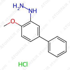 {4-methoxy-[1,1'-biphenyl]-3-yl}hydrazine hydrochloride (CAS: 149853-76-9)