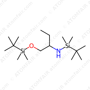 1-tert-butyl-N-(1-((tert-butyldimethylsilyl)oxy)butan-2-yl)-1,1-dimethylsilanamine (CAS: 82112-34-3)