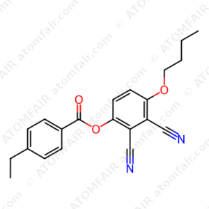Benzoic acid, 4-ethyl-, 4-butoxy-2,3-dicyanophenyl ester (CAS: 1383449-78-2)