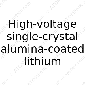 High-voltage single-crystal alumina-coated lithium cobalt oxide cathode material (CAS: N/A)