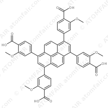 4,4',4'',4'''-(pyrene-1,3,6,8-tetrayl)tetrakis(2-methoxybenzoic acid) (CAS: N/A)
