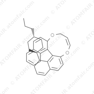 4H-Dinaphtho[2,1-f:1',2'-h][1,5]dioxonin, 5,6-dihydro-5-(trans-4-propylcyclohexyl) (CAS: 478689-10-0)