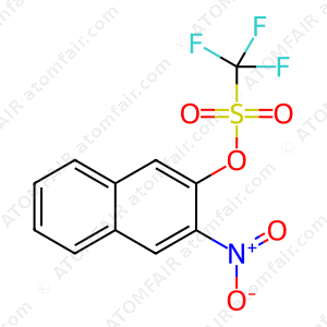 Methanesulfonic acid, 1,1,1-trifluoro-, 3-nitro-2-naphthalenyl ester (CAS: 2408196-44-9)