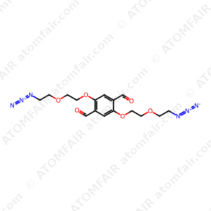 1,4-Benzenedicarboxaldehyde, 2,5-bis[2-(2-azidoethoxy)ethoxy] (CAS: 2245262-44-4)