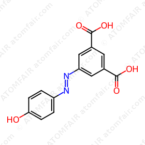 5-[2-(4-hydroxyphenyl) diazene]-1,3-phthalic acid (CAS: 1417825-76-3)