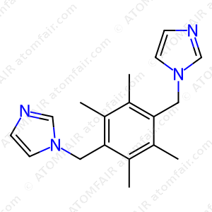 1,4-Bis(imidazol-1-ylmethyl)-2,3,5,6-tetramethylbenzene (CAS: 1012075-54-5)