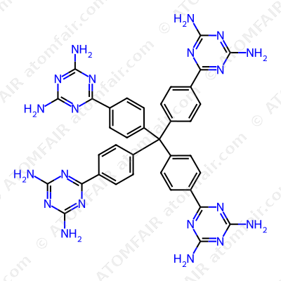1,3,5-Triazine-2,4-diamine, 6,6',6'',6'''-(methanetetrayltetra-4,1-phenylene)tetrakis (CAS: 186968-08-1)