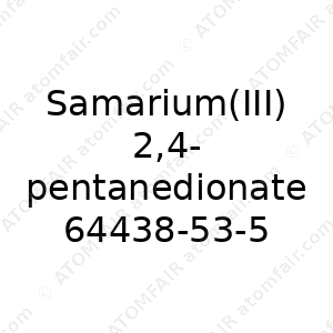 Samarium(III) 2,4-pentanedionate (CAS: 64438-53-5)