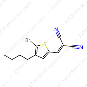2-((5-Bromo-4-butylthiophen-2-yl)methylene)malononitrile (CAS: 1613310-44-3)