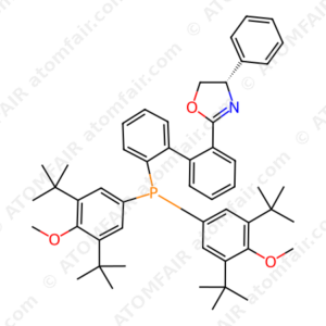 (S)-2-(2'-(bis(3,5-di-tert-butyl-4-methoxyphenyl)phosphanyl)-[1,1'-biphenyl]-2-yl)-4-phenyl-4,5-dihydrooxazole (CAS: 1198791-48-8)