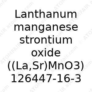 Lanthanum manganese strontium oxide ((La,Sr)MnO3) (CAS: 126447-16-3)