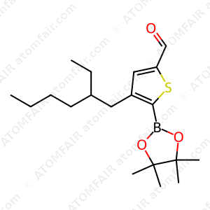 2-Thiophenecarboxaldehyde, 4-(2-ethylhexyl)-5-(4,4,5,5-tetramethyl-1,3,2-dioxaborolan-2-yl) (CAS: 2344786-93-0)