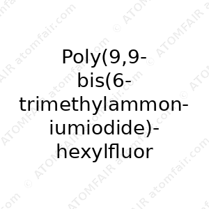 Poly(9,9-bis(6-trimethylammoniumiodide)-hexylfluorene- 2,7-diyl-alt(benzo[2,1,3]thiadiazol-4,7-diyl)) (CAS: N/A)