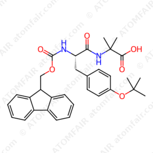 N-alpha-(9-Fluorenylmethyloxycarbonyl)-O-t-butyl-L-tyrosyl-aminoisobutyric acid (Fmoc-L-Tyr(tBu)-Aib-OH) (CAS: 2645414-22-6)