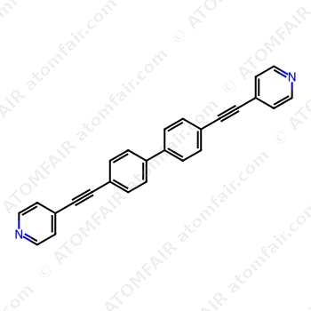 4,4'-Bis(pyridin-4-ylethynyl)-1,1'-biphenyl (CAS: 245657-01-6)